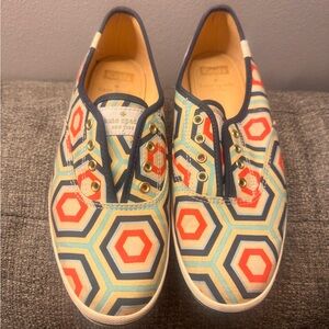 Kate Spade x Keds Blue and Yellow Casual Shoes